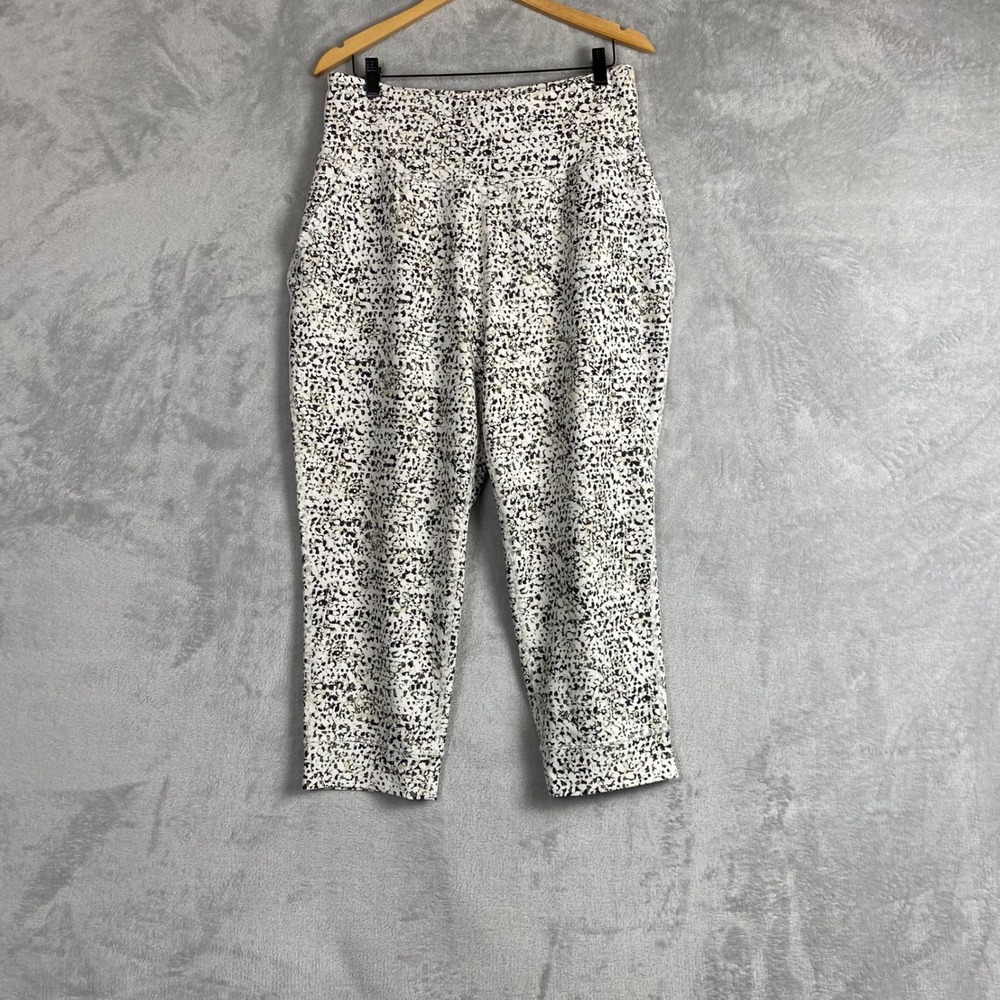 Old Navy Active Powersoft XL High Waisted Cropped Leggings Abstract Print Comfy